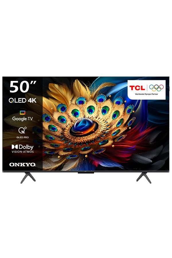 TCL 50C655 50" 127 Ekran Uydu Alıcılı 4K Ultra HD Google Smart QLED TV