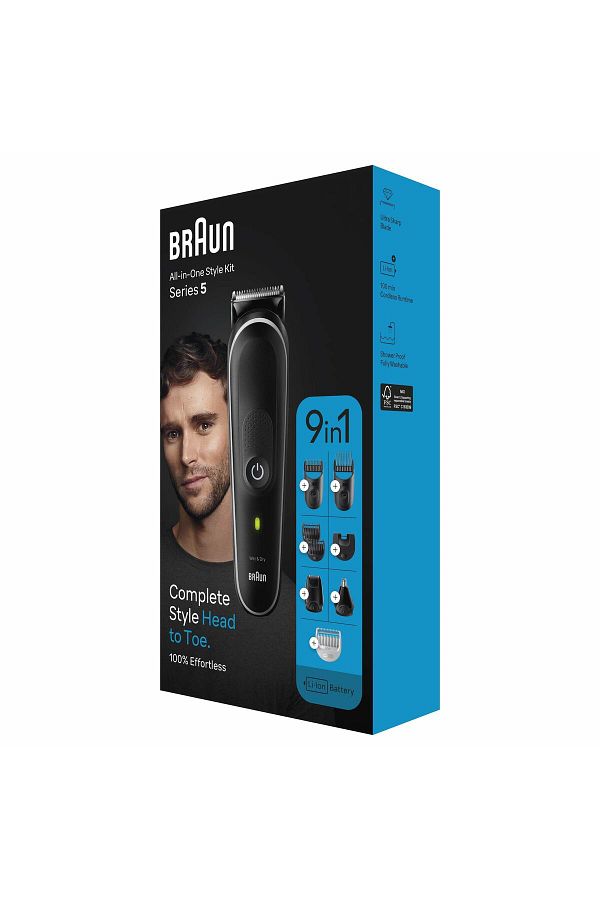 Braun Series 5 Mgk5410 Hepsi Bir Arada Şekillendirme Seti, 9’u 1 Arada Erkek Bakım Kiti - Görsel 8