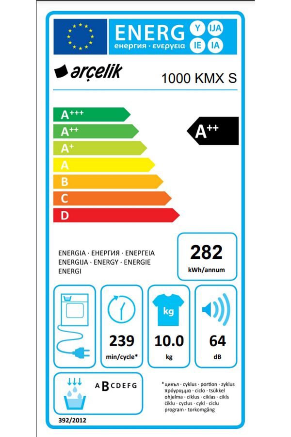 Arçelik 1001 KMX S Kurutma Makinesi - Görsel 7