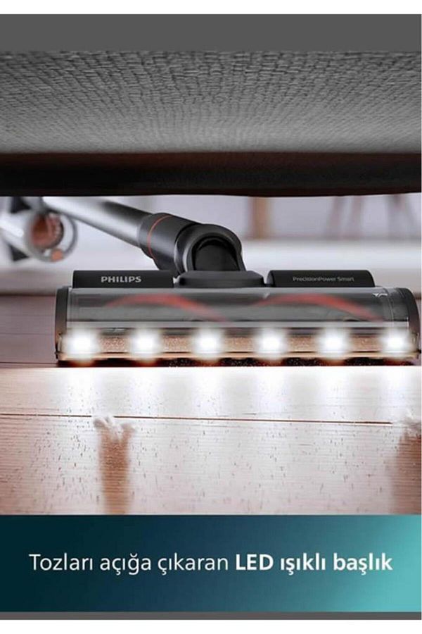 Philips 8000 Serisi Aqua Plus Kablosuz Dik Süpürge, 25.2 V, 80 dk'ya kadar Çalışma Süresi, XC8053/01 - Görsel 8
