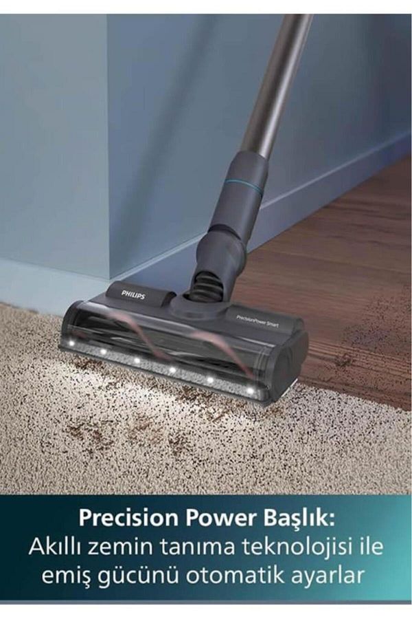 Philips 8000 Serisi Aqua Plus Kablosuz Dik Süpürge, 25.2 V, 80 dk'ya kadar Çalışma Süresi, XC8053/01 - Görsel 7