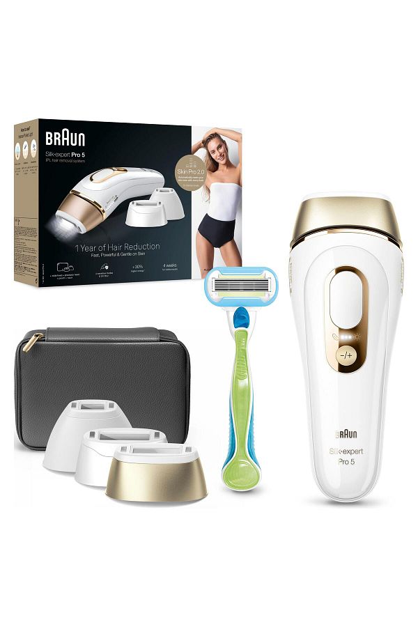 Braun Ipl Silk·expert Pro 5, Evde Tüy Alma, Çanta, Venus Tıraş Makinesi, 3 Başlık Ile, Pl5242 - Görsel 2