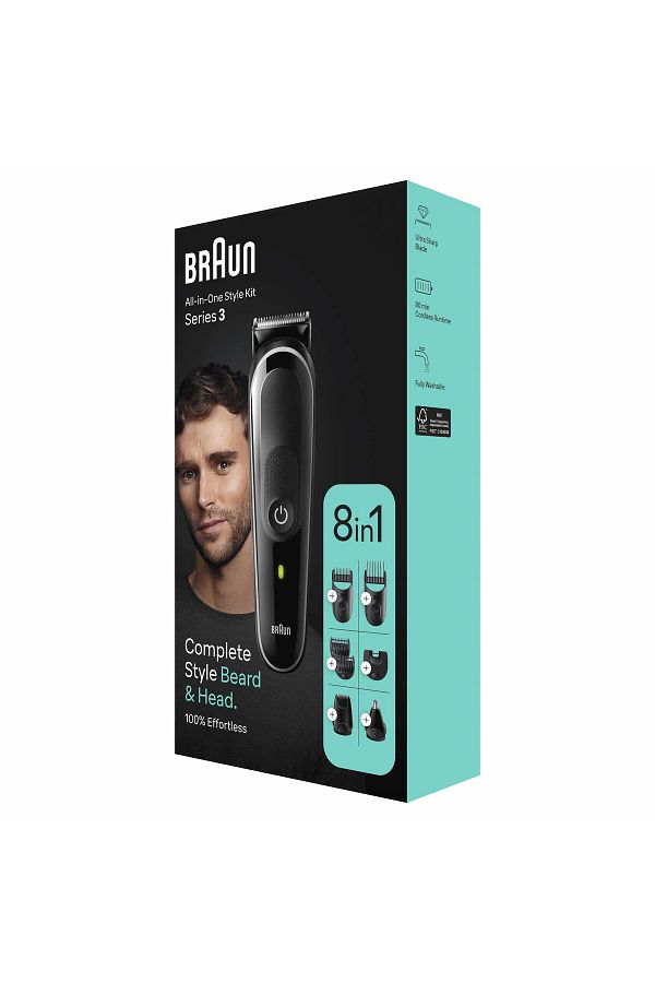 Braun Series 3 Mgk3440 Hepsi Bir Arada Şekillendirme Seti, 8’i 1 Arada Erkek Bakım Kiti - Görsel 8