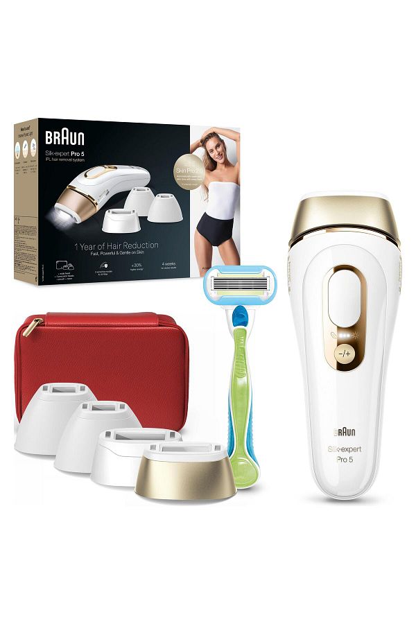 Braun IPL Silk·Expert Pro 5, Evde Tüy Alma, Çanta, Venus Tıraş Makinesi, 4 Başlık Ile, PL5382 - Görsel 2