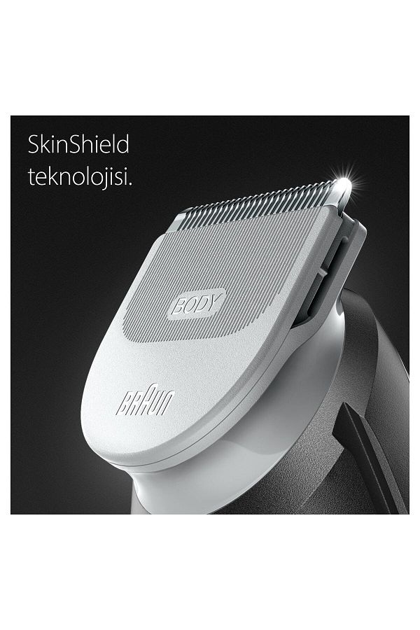 Braun Bodygroomer 3 Bg 3340 Skinshield Teknolojisi, 3 Ek Parçalı Vücut Bakım Seti - Görsel 4