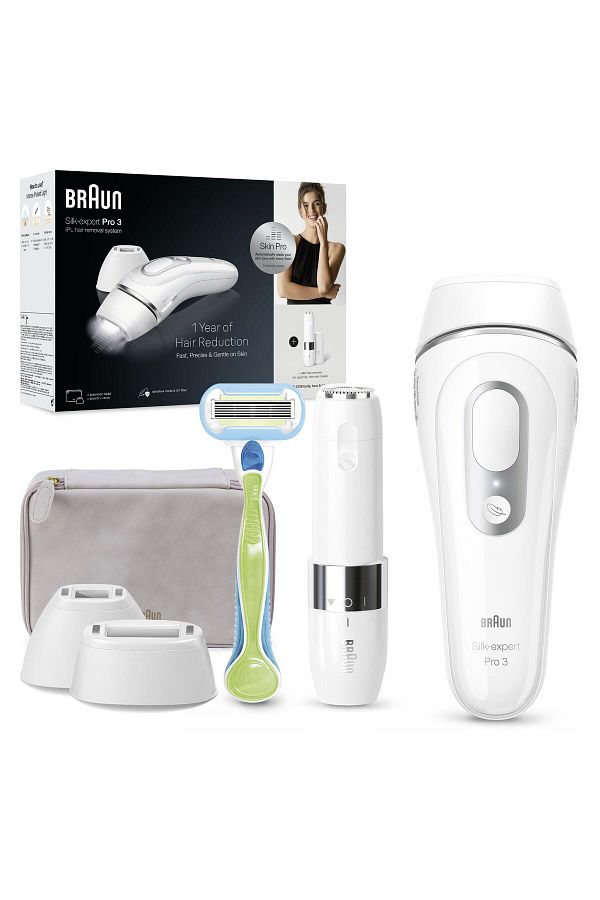 Braun Ipl Silk·expert Pro 3, Evde Tüy Alma, Çanta, Venus Tıraş Makinesi, 2 Başlık Ile, Pl3136 - Görsel 2