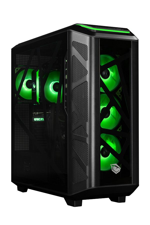 MONSTER Tulpar TD3 V2.1.1 i5 14400F B760 Anakart 16 GB RAM 1 TB SSD RTX 4060 FreeDOS -Siyah - Görsel 2