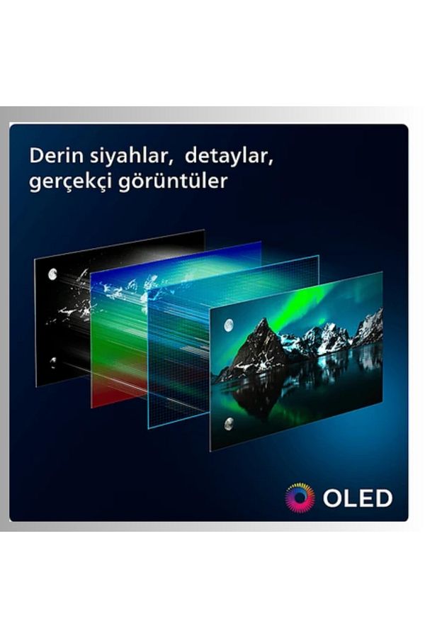 Philips 42 inç 106 Ekran Uydu Alıcılı Smart 4K UHD Dolby Vision Dolby Atmos Google Ambilight TV - Görsel 5