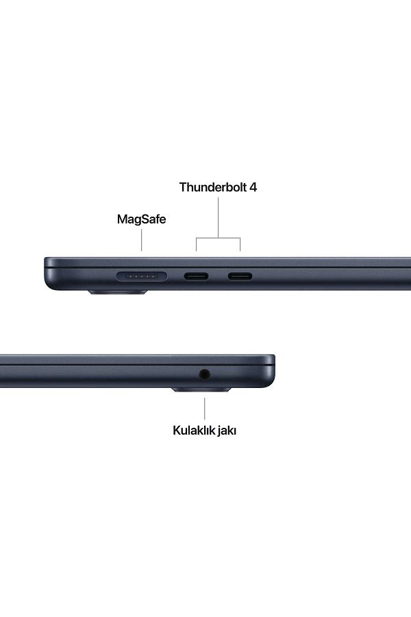 Apple 15" MacBook Air: Apple M4 chip with 10-core CPU and 10-core GPU, 16GB, 256GB SSD - Yıldız Işığı - Görsel 7