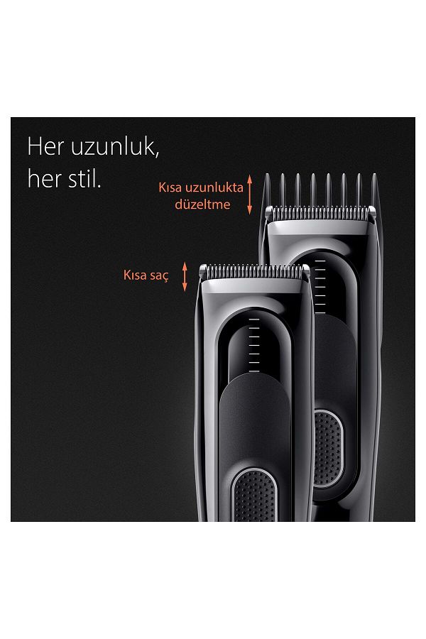 Braun Series 5 Hc5310, Erkekler Için 9 Uzunluk Ayarına Sahip Saç Kesme Makinesi - Görsel 5