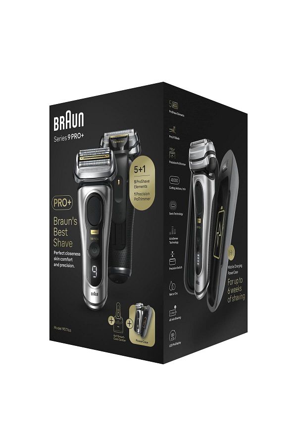 Braun Series 9 Pro 9577cc Islak & Kuru Tıraş Makinesi, Smartcare Merkezi, Powercase - Görsel 8
