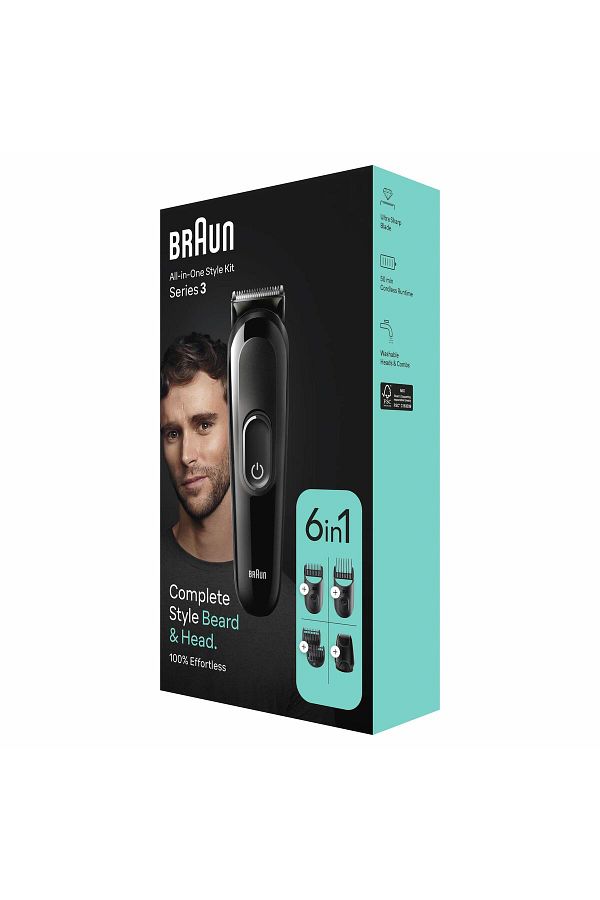 Braun Series 3 Mgk3410 Hepsi Bir Arada Şekillendirme Seti, 6’sı 1 Arada Erkek Bakım Kiti - Görsel 8