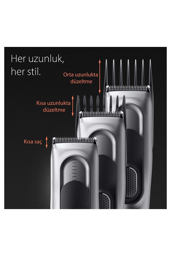 Braun Series 7 Hc7390, Erkekler Için 17 Uzunluk Ayarına Sahip Saç Kesme Makinesi - Görsel 4