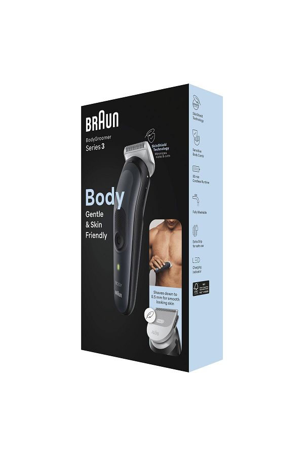 Braun Bodygroomer 3 Bg 3340 Skinshield Teknolojisi, 3 Ek Parçalı Vücut Bakım Seti - Görsel 8