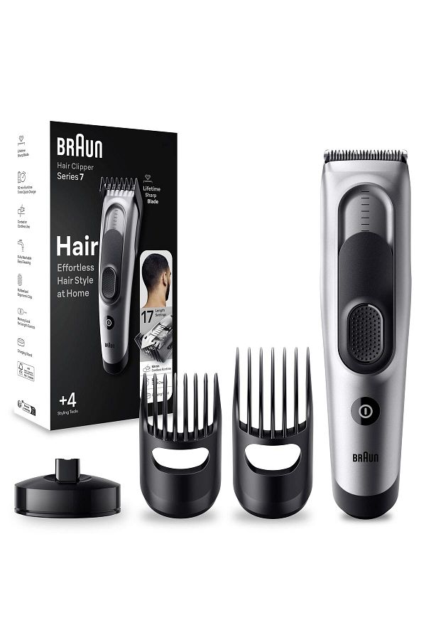 Braun Series 7 Hc7390, Erkekler Için 17 Uzunluk Ayarına Sahip Saç Kesme Makinesi - Görsel 7