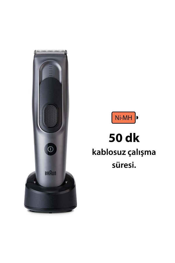 Braun Series 7 Hc7390, Erkekler Için 17 Uzunluk Ayarına Sahip Saç Kesme Makinesi - Görsel 6