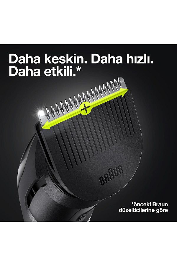 Braun MGK 5360 Erkek Bakım Kiti 8'i 1 Arada Şekillendirici + Gillette Hediye - Görsel 4
