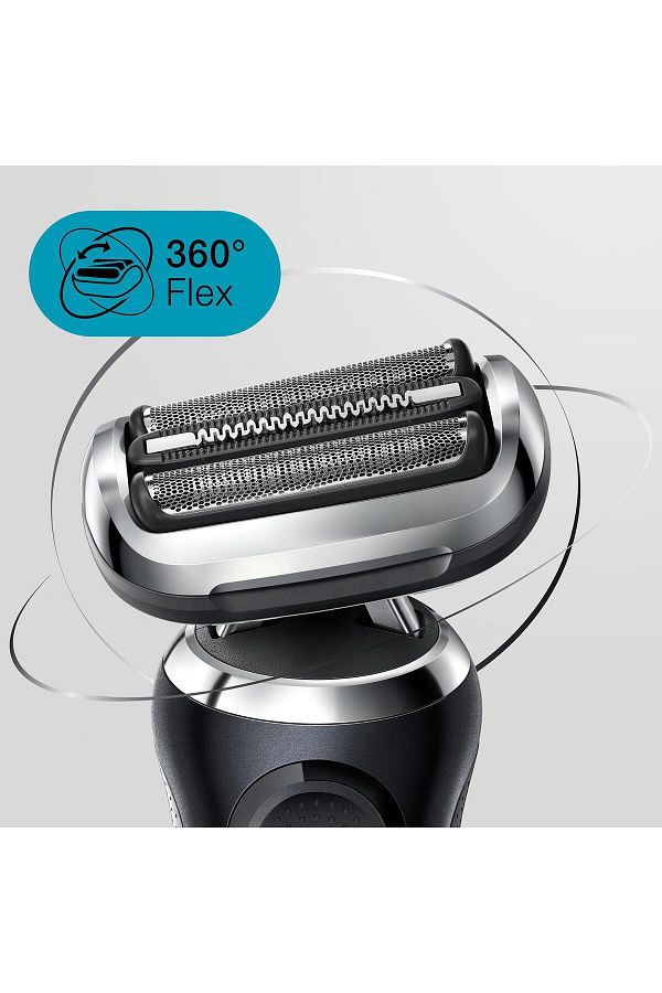 Braun Yeni Seri 7 N1200s Kablosuz Tıraş Makinesi, Autosense, 360° Flex, Easyclick, Islak & Kuru - Görsel 3