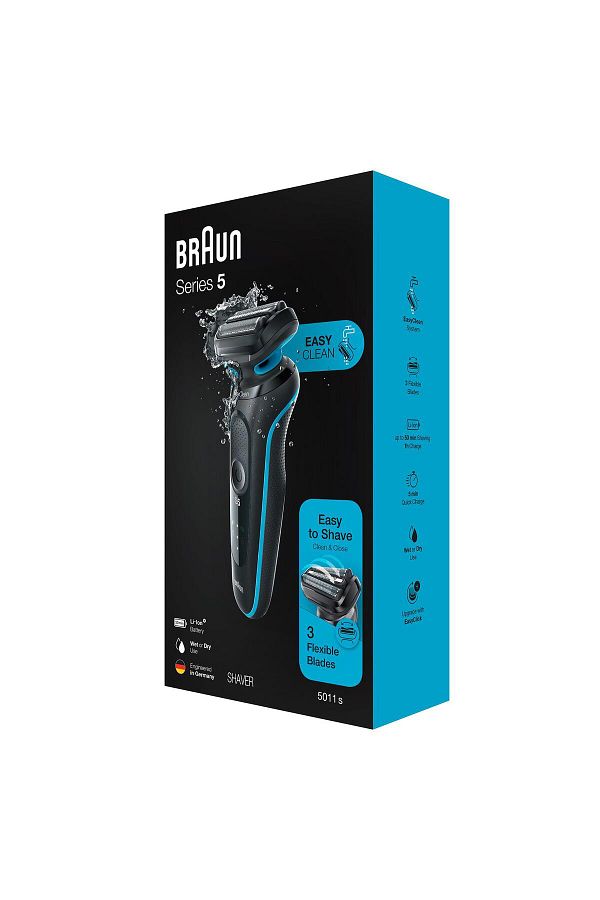 Braun Yeni Seri 5 M1000s Kablosuz Tıraş Makinesi, Autosense, Easyclean, Easyclick, Islak & Kuru - Görsel 7