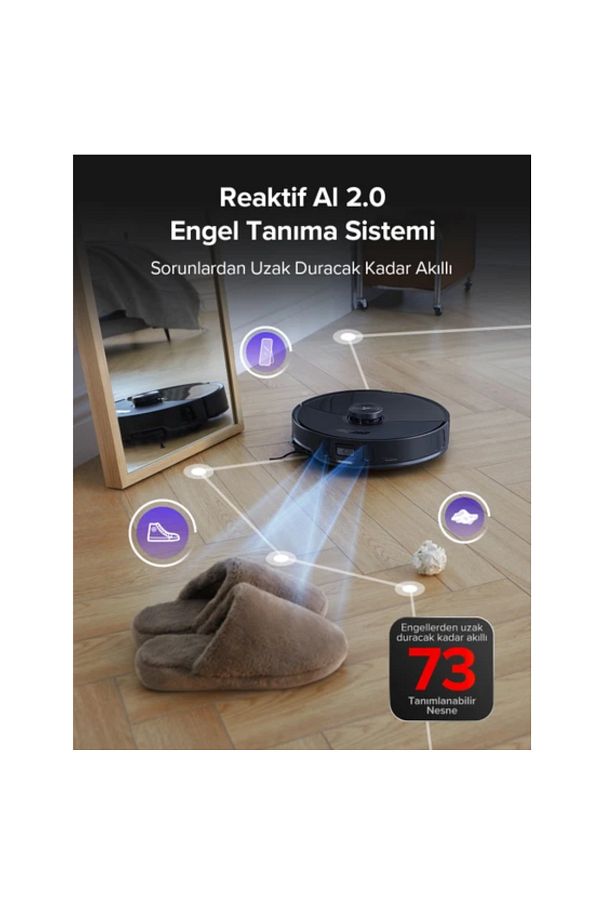 Roborock PremiumUltra Akıllı Robot Süpürge 10.000Pa Çekim Gücü Yüksek HızIı Sonik Temizleme - Görsel 6