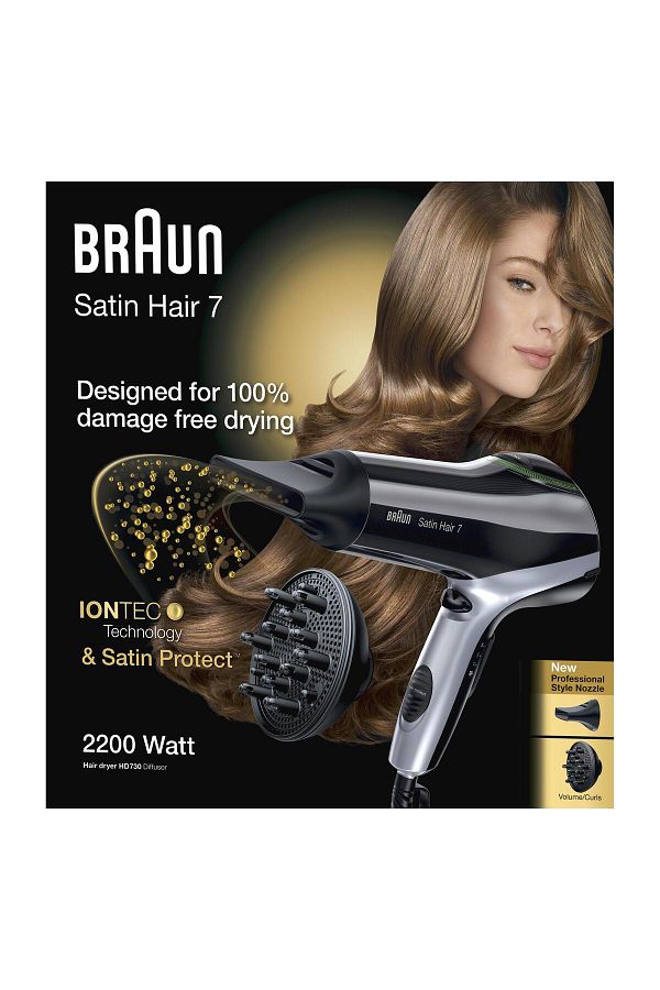 Braun Satin Hair 7 Iontec Hd730 2200w Saç Kurutma Makinesi - Görsel 7