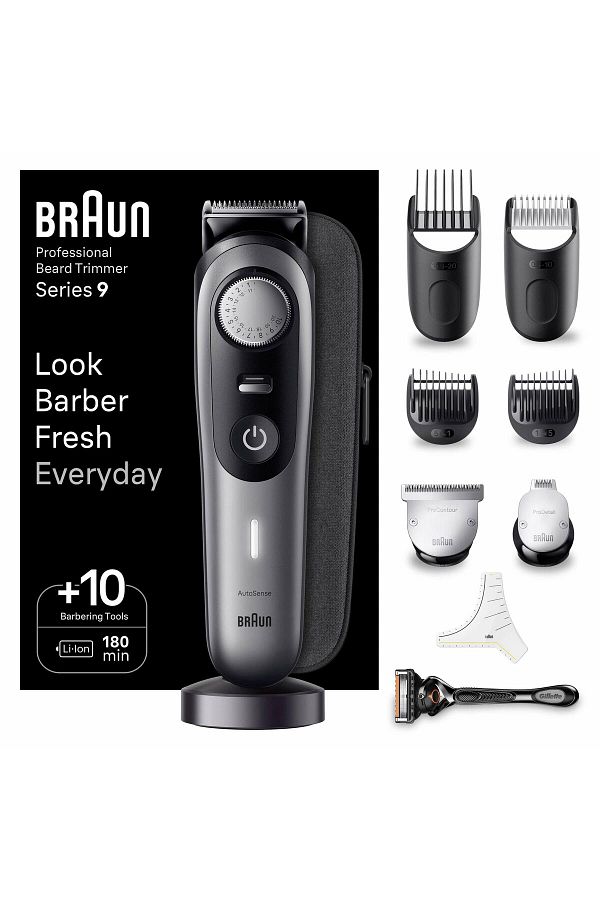 Braun Series 9 Bt9420 Profesyonel Sakal Düzeltici, Berber Araçları Dahil