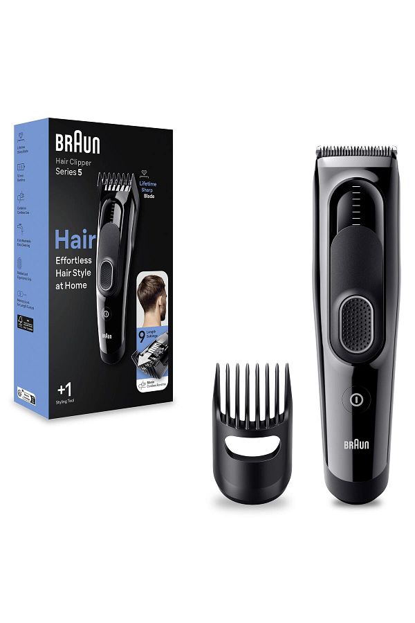 Braun Series 5 Hc5310, Erkekler Için 9 Uzunluk Ayarına Sahip Saç Kesme Makinesi - Görsel 8