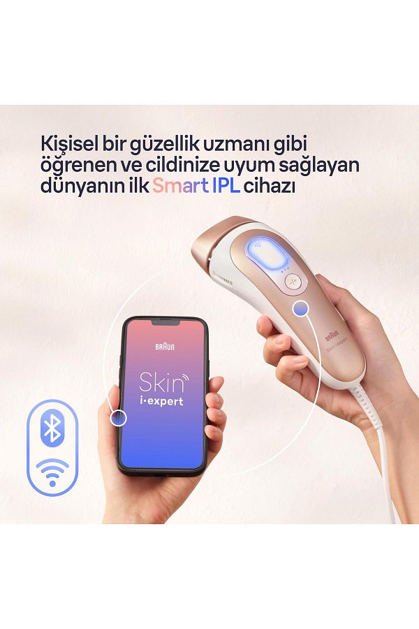 Braun IPL Skin i·expert, Evde Tüy Alma, Ücretsiz Uygulama, Çanta, Gillette Venus, 2 Başlık, PL7147 - Görsel 4