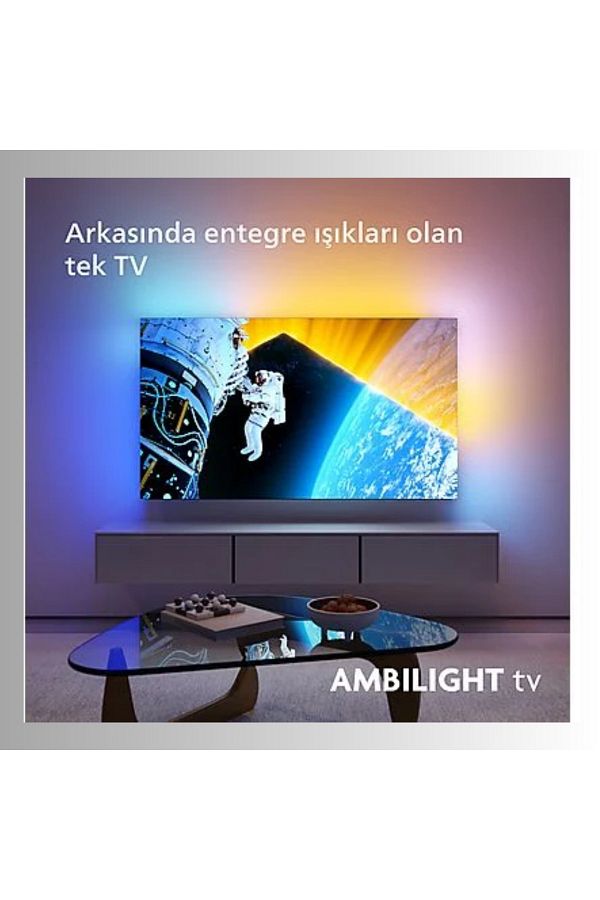 Philips 42 inç 106 Ekran Uydu Alıcılı Smart 4K UHD Dolby Vision Dolby Atmos Google Ambilight TV - Görsel 2