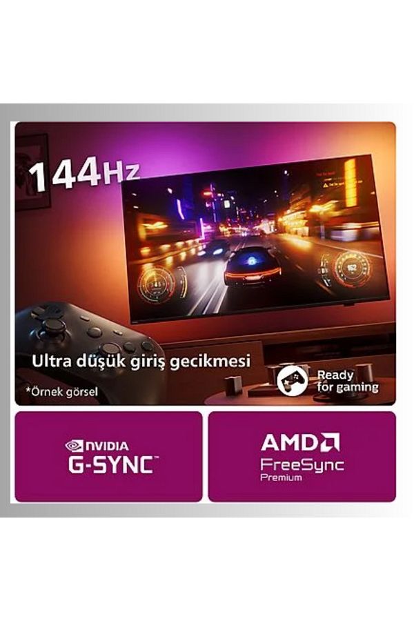 Philips 42 inç 106 Ekran Uydu Alıcılı Smart 4K UHD Dolby Vision Dolby Atmos Google Ambilight TV - Görsel 4