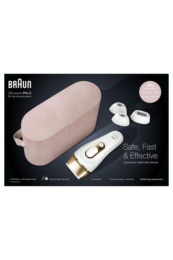Braun Silk·expert Pro5 Pl5347 Yeni Nesil Ipl 400.000 Atımlı Ipl 3 Başlıklı Tüy Alma Cihazı - Görsel 7