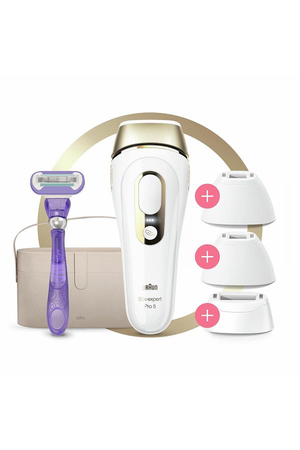 Braun Silk·expert Pro5 Pl5347 Yeni Nesil Ipl 400.000 Atımlı Ipl 3 Başlıklı Tüy Alma Cihazı