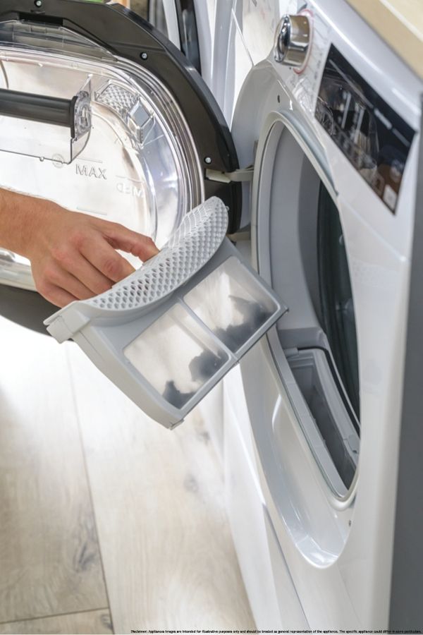 Hoover HREH 10A2TBE-17 10 kg Wi-Fi + Bluetooth Bağlantılı Isı Pompalı Kurutma Makinesi - Görsel 3
