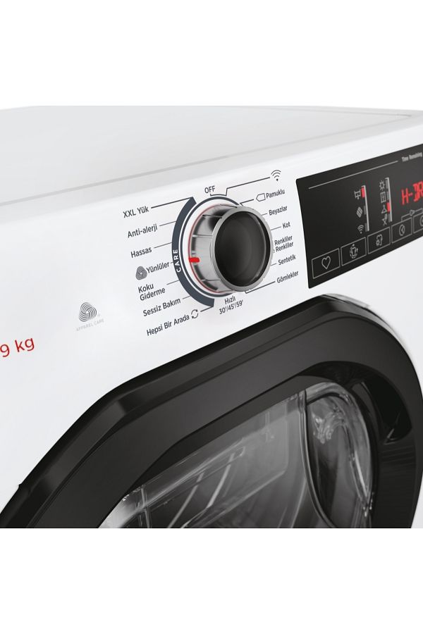 Hoover HREH 9A2TBE-17 9 kg Wi-Fi + Bluetooth Bağlantılı Isı Pompalı Kurutma Makinesi - Görsel 3