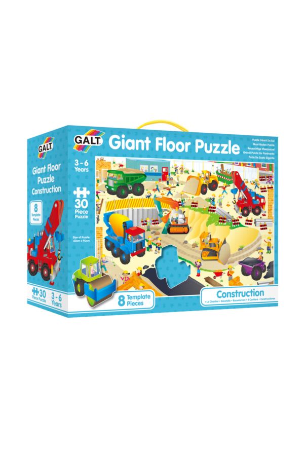 Giant Floor Puzzle Contruction 30 Parça 3-6 Yaş