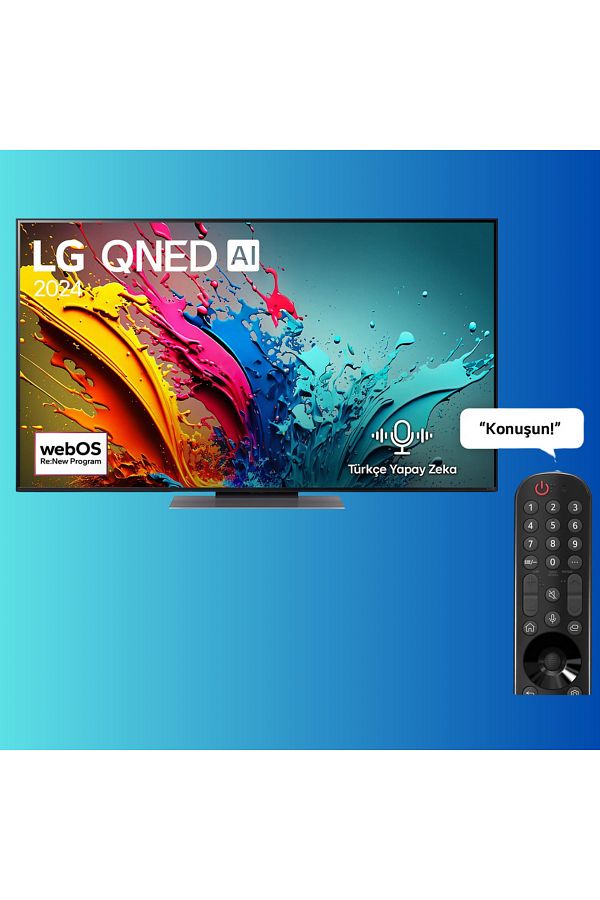 LG 55 inç 139 cm 4K Smart TV AI Sihirli Kumanda HDR10 webOS24,Uydu Alıcılı - Görsel 3