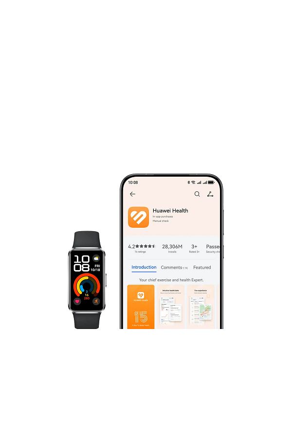 Huawei Band 10 - Pembe Akıllı Bileklik (Huawei Türkiye Garantili) - Görsel 7