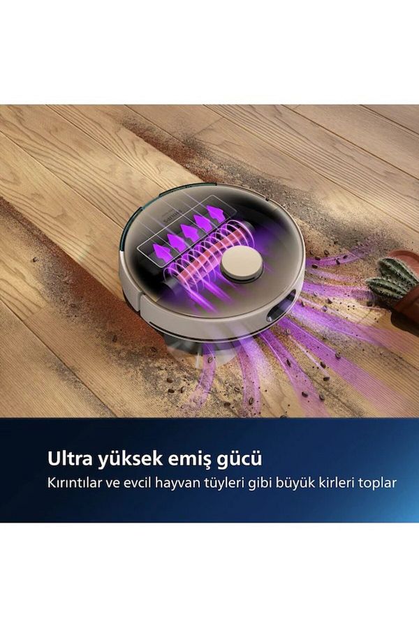 Philips 7000 Serisi 5000Pa Emiş Gücü 180dk Kullanım İstasyonlu Robot Süpürge - Görsel 2