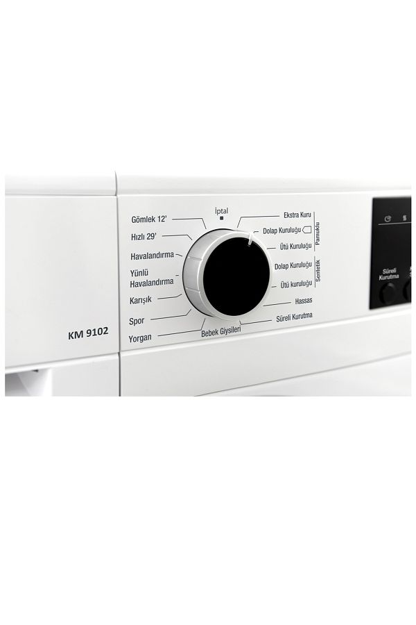 VESTEL KM 9102 9 Kg Yoğuşmalı Çamaşır Kurutma Makinesi - Görsel 2