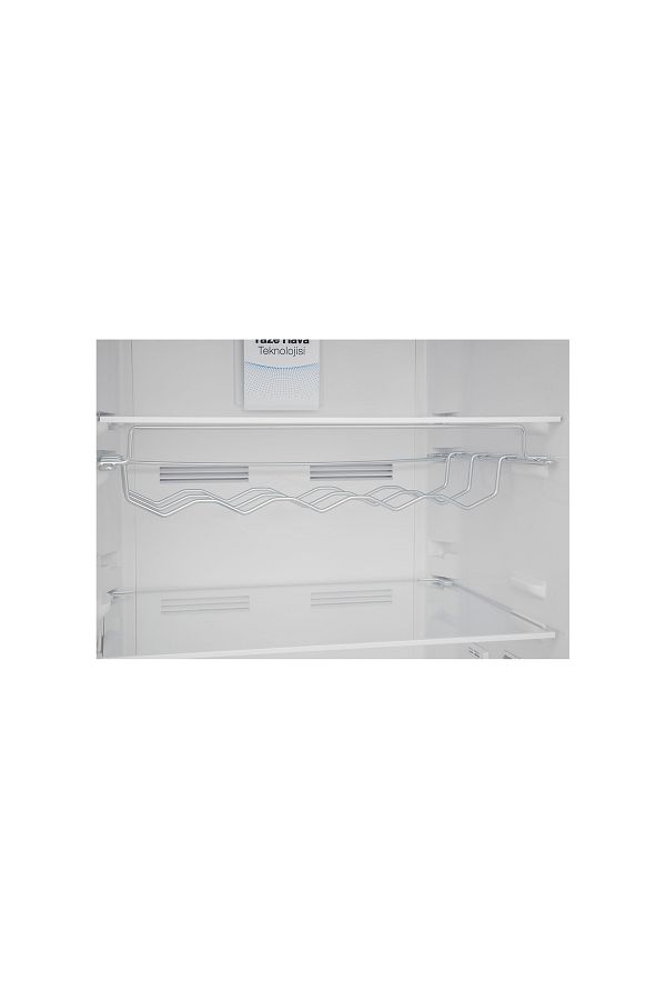 VESTEL Retro NFK37011 330 Lt No-Frost Sarı Buzdolabı - Görsel 8