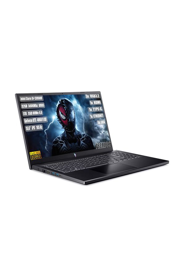 ACER Nitro V 15 i9-13900H 32 GB 1 TB SSD RTX 4060-8 GB 15,6" FHD IPS 165 Hz FREEDOS NH.QQEEY.007+321 - Görsel 2