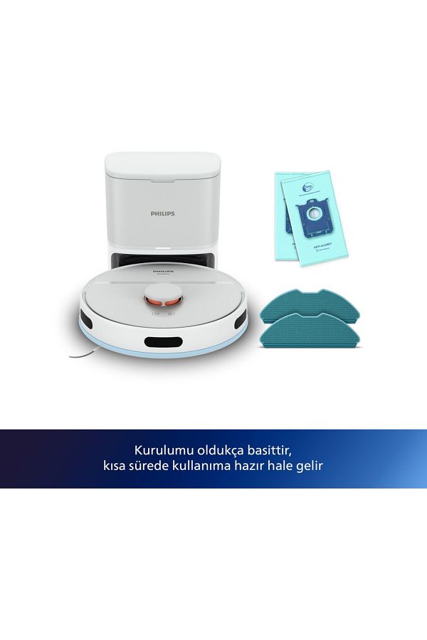 Philips Çeyiz Set XU2100 Robot Süpürge XC6557/01 Sarjlı Süpürge - HDA150/61 - Görsel 5