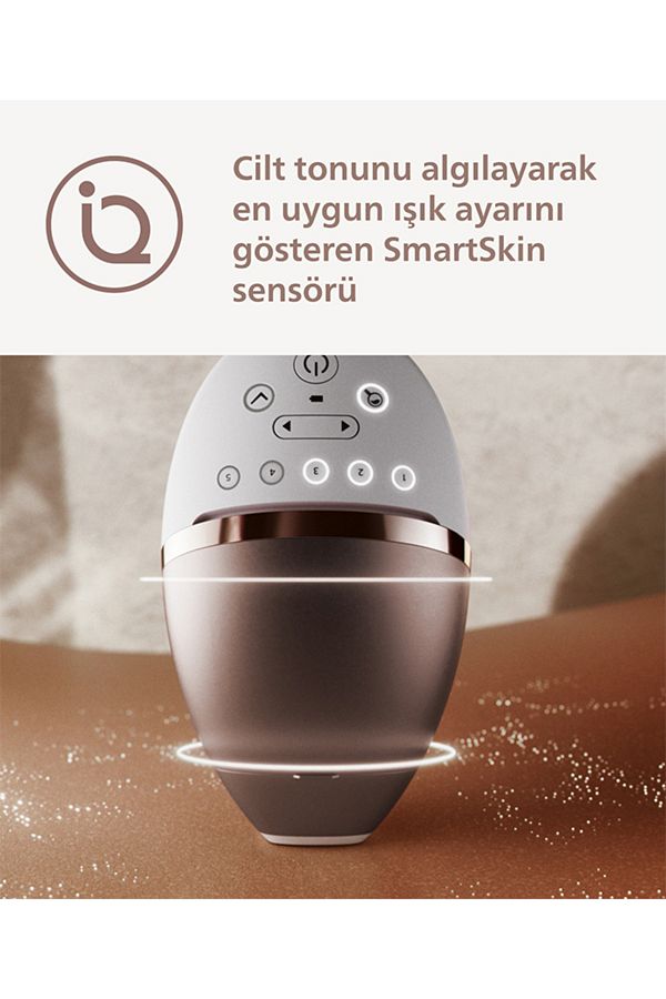 Philips Lumea BRI953/01 Lazer Epilasyon IPL Tüy Alma Cihazı/3 akıllı aparat-Hassas Bölge,Yüz,Vücut - Görsel 6