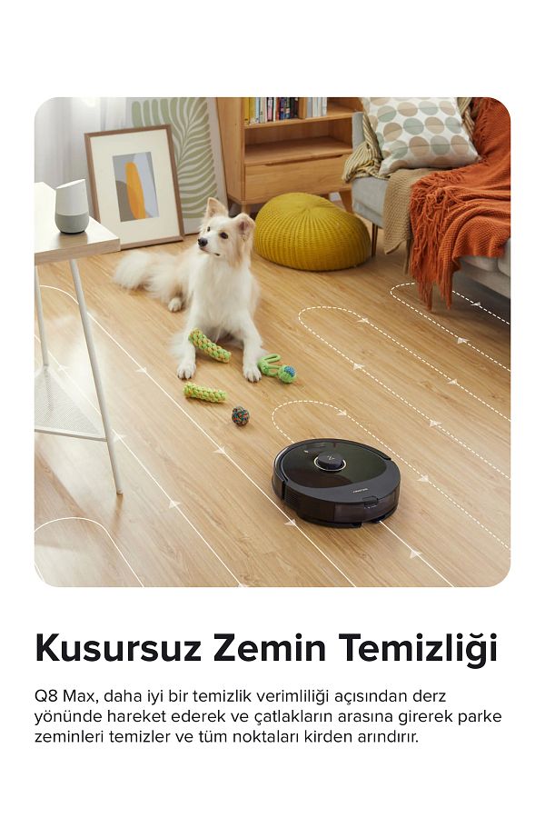 Roborock Ultra Premium Istasyonlu Robot Süpürge Beyaz, 240dk | Akıllı Çift Temizleme Gücü | Lambader Hdy - Görsel 3