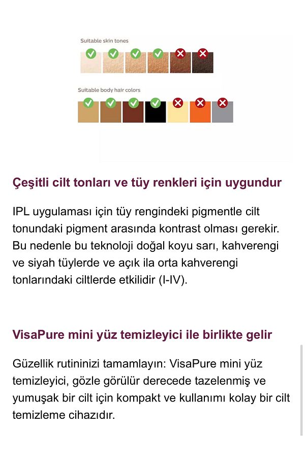 Philips Lumea Advanced Ipl Lazer Epilasyon Aleti Yüz Temizleme Cihazı Traş Makinesi Tüy Alma Cihazı - Görsel 2