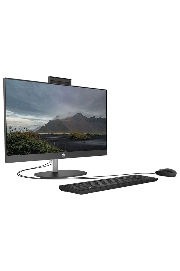 HP ProOne 245 G10 R7 7730U 16GB 256GB SSD 23.8" Full HD IPS W11H All In One PC Siyah & PER4 Bellek - Görsel 2