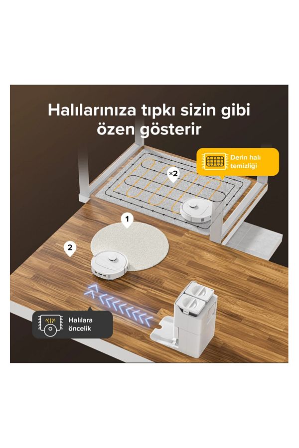 Roborock Ultra Lux Premium Akıllı Robot Süpürge - Görsel 5