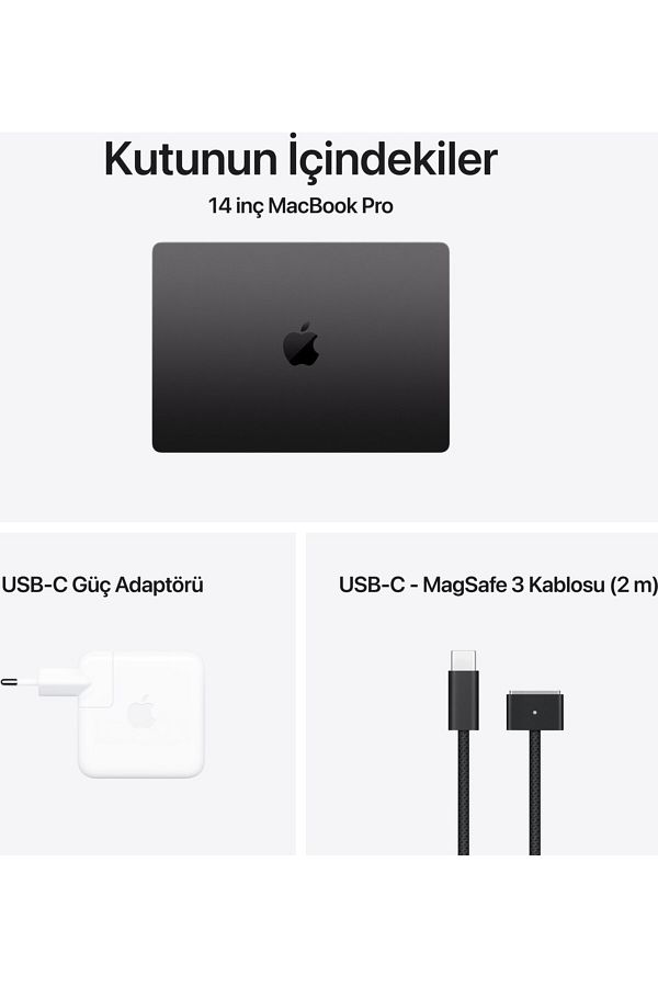 Apple Macbook Pro M4 Max 40C GPU 128GB 1TB SSD Macos 14" Taşınabilir Bilgisayar Uzay Siyahı Z1FG00187 - Görsel 7