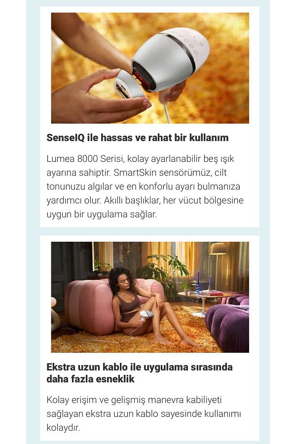 Philips Lumea Prestige Özel Atışlı Lazer Epilasyon Full Set - Cilt Tonu Sensörlü - Tüy Alma, Traş Makinesi - Görsel 2