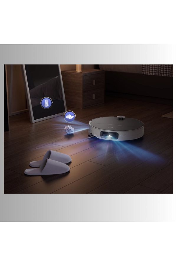 Roborock Yeni Uyarlanabilir Rota Algoritması Ultrasonik Halı Algılama Akıllı Robot Süpürge - Görsel 7